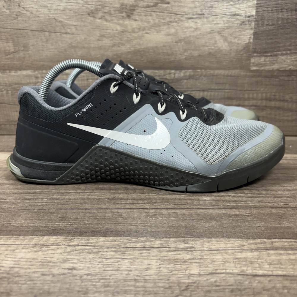 Nike Metcon 2 Black Gray Womens US Size 11 EUR 43 821913-001 Sneakers